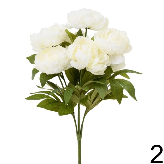 Selyemvirág pünkösdi rózsacsokor 52 cm 3féle