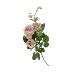 Selyemvirág Rózsa csokros 50x16x13 cm