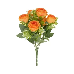 Selyemvirág Rózsacsokor 30 cm