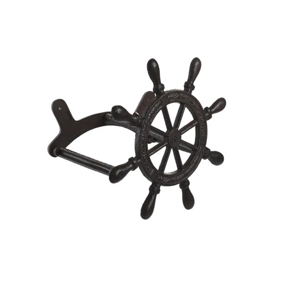 Slagtartó öntöttvasból, hajókormány 25,5x18,5x25,5 cm