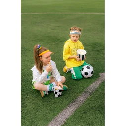 Snack vödrök csíkos, 14 cm, mix S/2