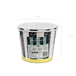 Snack vödrök csíkos, 14 cm, mix S/2