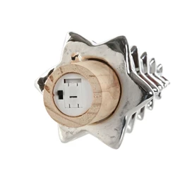 Stilizált fenyő, LED-es 10x9x26,5 cm