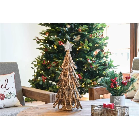 Stilizált fenyő 20x20x52 cm