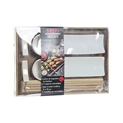 Sushi szett 28,5x19,5x3,3 cm S/9