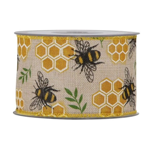 Szalag méhecskés 63 mm x 10 m