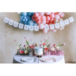 Szalvéta chrzest święty 33x33 cm világos rózsaszín S/12