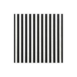 Szalvéta csíkos fekete 33 x 33 cm S/20