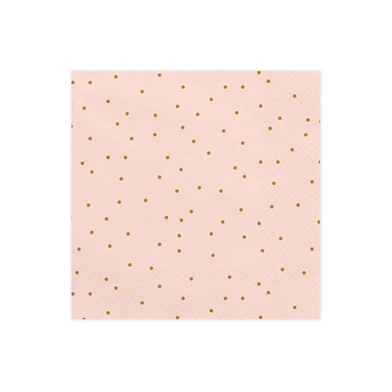 Szalvéta pöttyös 33x33 cm S/20