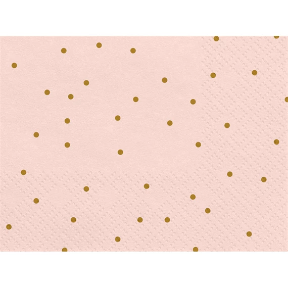 Szalvéta pöttyös 33x33 cm S/20