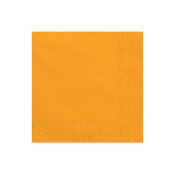 Szalvéta világos narancs 33x33 cm S/20
