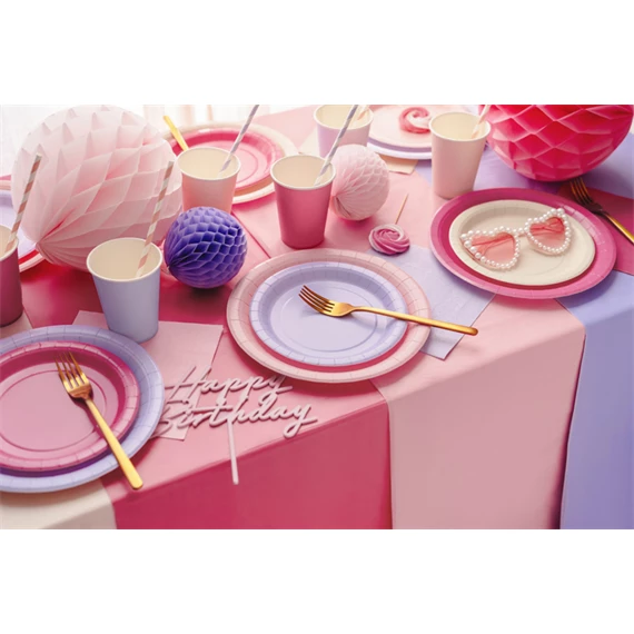 Szalvéta világos rózsaszín 33x33 cm S/20