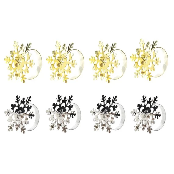 Szalvétagyűrű szett 5x5x17 cm 2 féle S/4