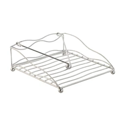 Szalvétatartó krómozott 19x19x7 cm