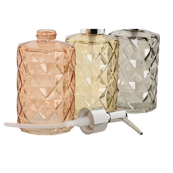 Szappantartó mintás 7,5x7,5x17,5 cm 3 féle