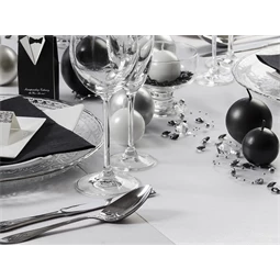 Szatén sima fehér 0,36 cm x 9 m