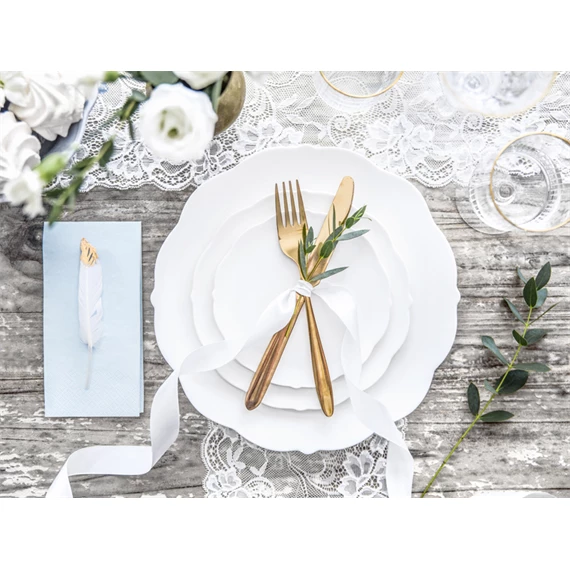 Szatén szalag fehér 25 mm 25 m