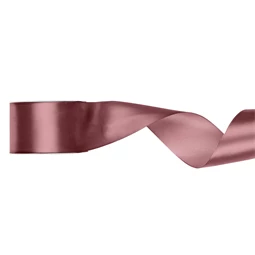 Szatén szalag sötét poros rózsa 50 mm x 25 m
