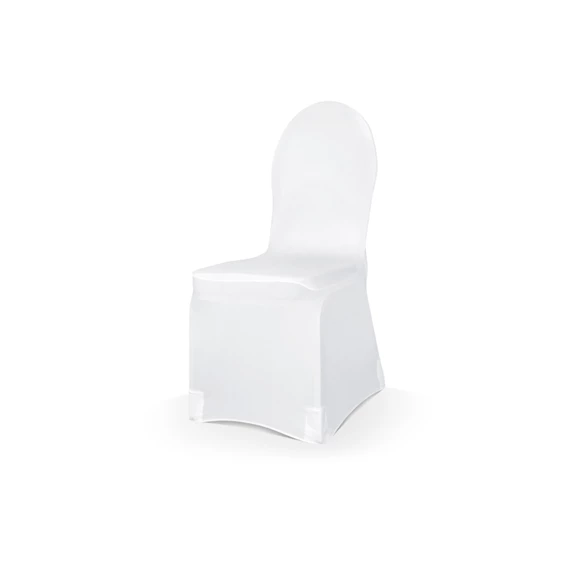 Székhuzat spandex, fehér