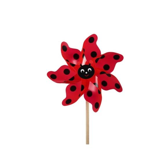 Szélforgó katicás, betűzős 17x48 cm