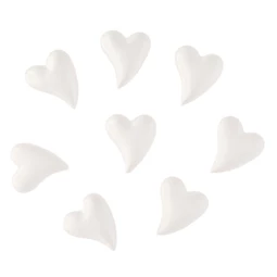 Szív öntapadós 2,9x2,6x0,8 cm S/8