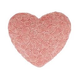 Szív rózsa mintával 8,5x5x9,5 cm