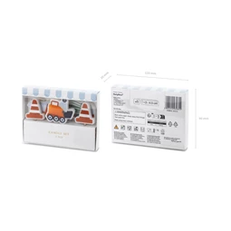 Szülinapi gyertya útépítés 3-4,5 cm mix S/5