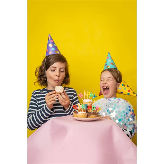 Szülinapi gyertyák happy birthday, mix, 2,5 cm S/13