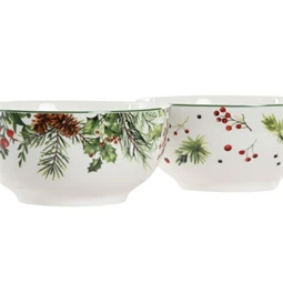 Tál magyal mintával 14x14x7 cm 2 féle