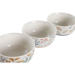 Tál virágos 13x13x7 cm 3 féle