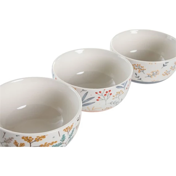 Tál virágos 13x13x7 cm 3 féle