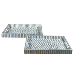 Tálca szett 46x27x4,5 cm S/2