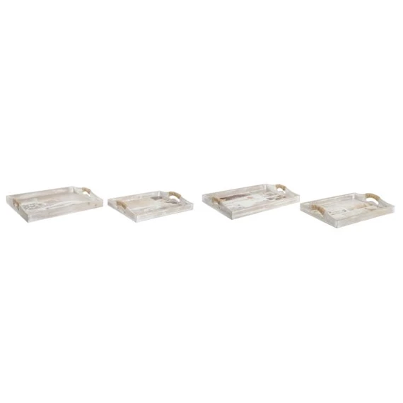 Tálca szett "HOME" felirattal 40x30x6 cm 2 féle S/2