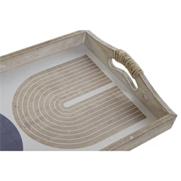 Tálca szett modern 40,6x30x6 cm 2 féle S/2