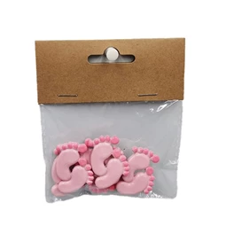 Talpak öntapadós 3,2x3x0,5 cm S/6