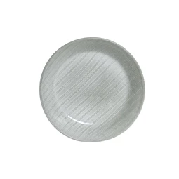 Tányér csíkos 20x20x4,5 cm 600 ml