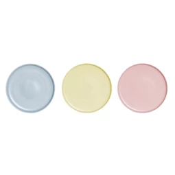 Tányér 25x25x2 cm 3 féle