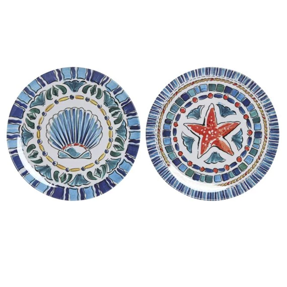 Tányér 20x20x1 cm 2 féle