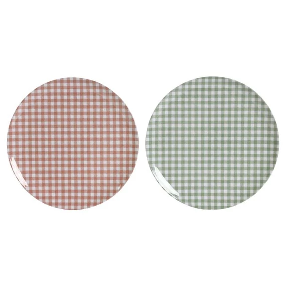 Tányér 20x20x1 cm 2 féle