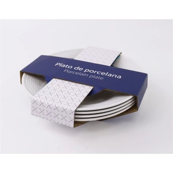 Tányér szett 20x20x3 cm S/4