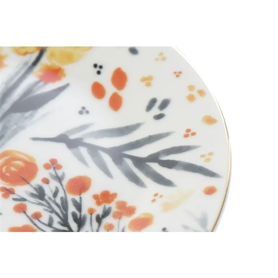 Tányér virágos 19x19x2 cm 2 féle