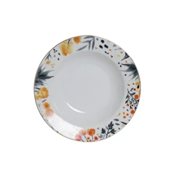 Tányér virágos 21,5x21,5x3,5 cm 2 féle