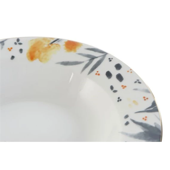 Tányér virágos 21,5x21,5x3,5 cm 2 féle