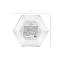 Papírtányér 30. születésnap arany 20 cm S/6