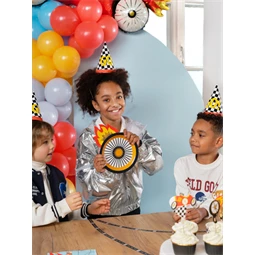 Papírtányér kerék 26,5x18 cm mix S/6