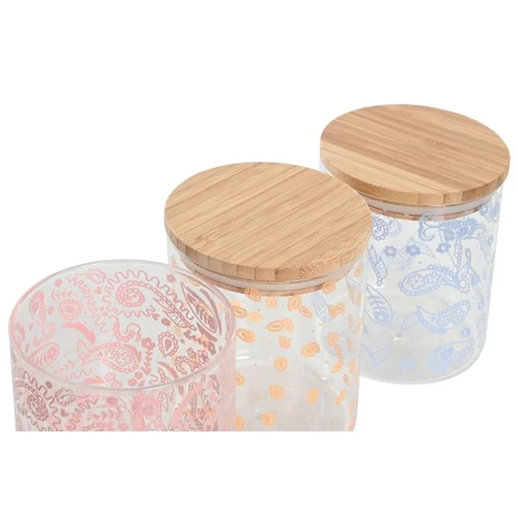 Tároló 10x10x12,5 cm 700 ml 3 féle