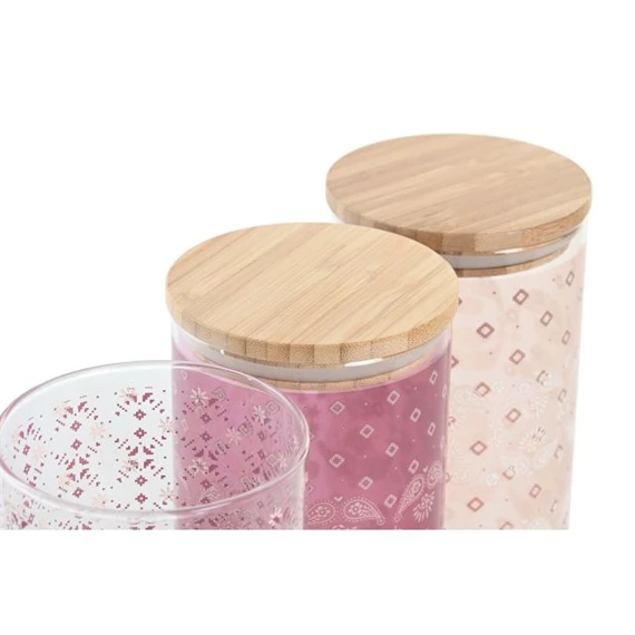 Tároló 10x10x22 cm 1400 ml 3 féle