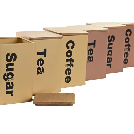 Tároló 10x10x14,5 cm 6 féle