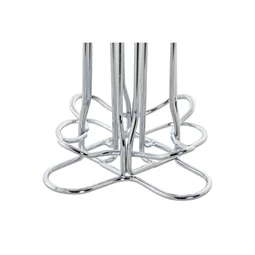 Tároló kávékapszulának krómozott 13x13x37 cm