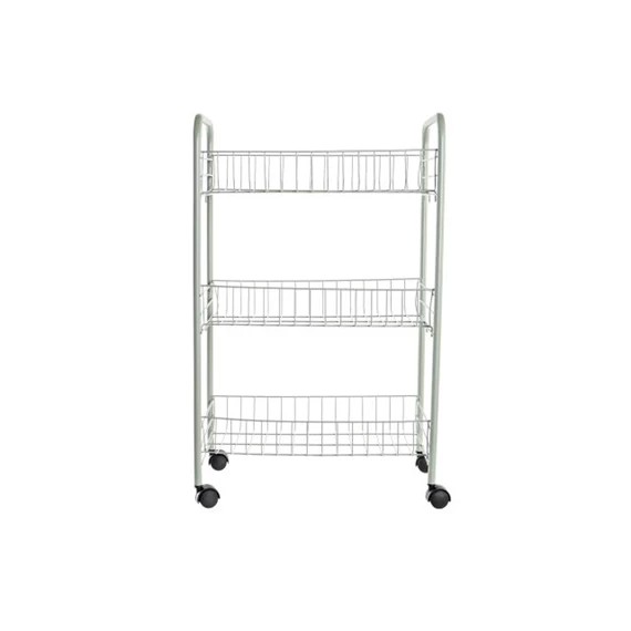 Tároló rekeszekkel, kerekes 40x26x62 cm